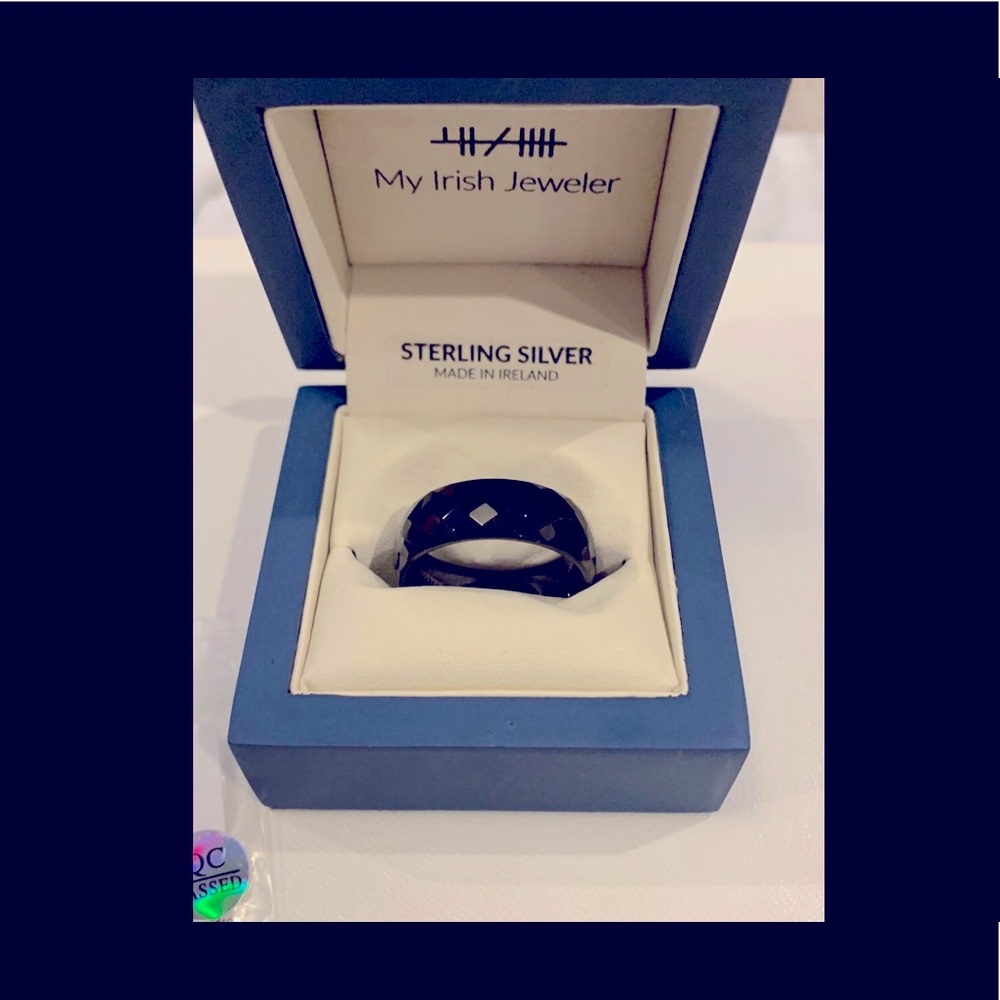 New Black tungsten ring